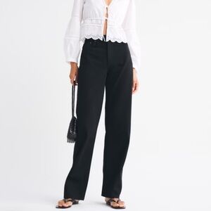 Women’s high rise loose Abercrombie jeans